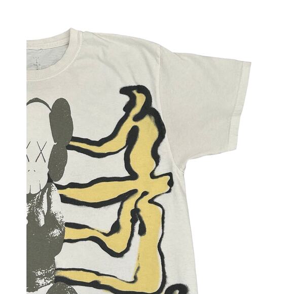 Travis Scott Cactus Jack x Kaws For Fragment Cream T Shirt Sz M - Picture 4 of 12